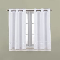 Hookless Escape Inch Bath Window Curtain Panels