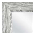 Alternate image 3 for MCS Industries&reg; 53.5-Inch x 17.5-Inch Rectangular Woodgrain Over-The-Door Mirror in Grey