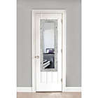 Alternate image 1 for MCS Industries&reg; 53.5-Inch x 17.5-Inch Rectangular Woodgrain Over-The-Door Mirror in Grey
