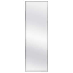 MCS Cheval 59.5-Inch x 19.5-Inch Rectangular Floor Mirror in White