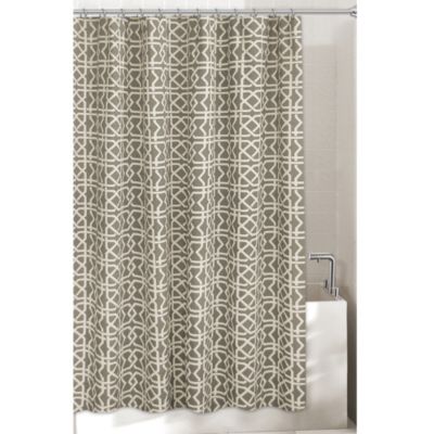 lattice shower curtain