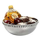 Alternate image 1 for Classic Touch Stainless Steel Round Candy Dish