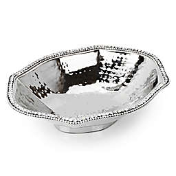 Classic Touch Stainless Steel Octagonal Candy Dish