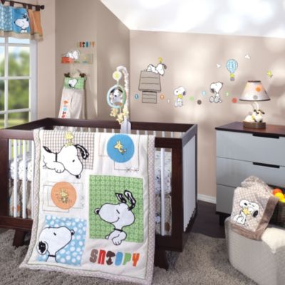 snoopy baby bedding