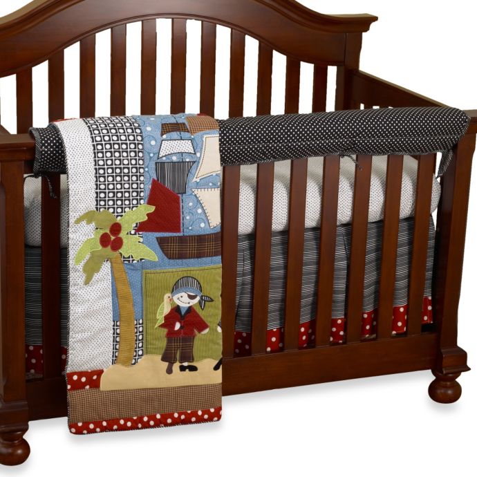 Cotton Tale Pirates Cove Crib Rail Cover Up Set Bed Bath Beyond