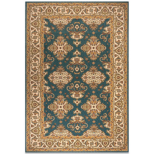 Alternate image 1 for Momeni Persian Garden 9-Foot 6-Inch x 13-Foot Teal Blue Rug