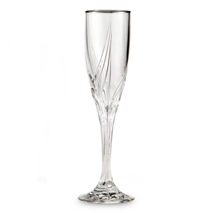 lenox champagne flutes gold rim