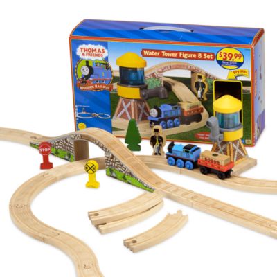 thomas wooden railway figure 8 set