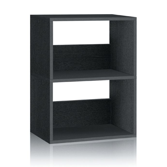 Way Basics Tool-Free Assembly 2-Shelf Duplex Bookcase and ...