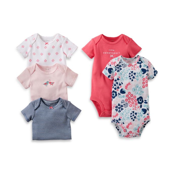 Carter's® 5-Pack Floral Bodysuit | buybuy BABY