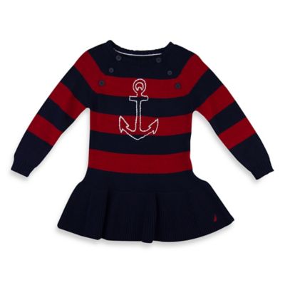kids red sweater dress