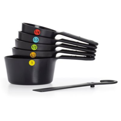 OXO Good Grips&reg; 6-Piece Plastic Measuring Cups in Black
