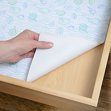 Con-tact&reg; Brand Grip Prints Non-Adhesive Shelf/Drawer Liner in Seaside. View a larger version of this product image.