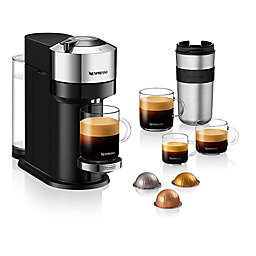 Nespressso® by De'Longhi Vertuo Next Deluxe Coffee Machine w/ Aeroccino in Chrome