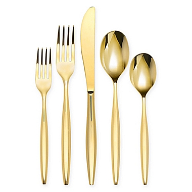 Olivia &amp; Oliver&trade; Madison 20-Piece Flatware Set in Gold. View a larger version of this product image.