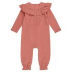Alternate image 1 for ever &amp; ever&trade; Size 12M Ruffle Romper in Desert Sand