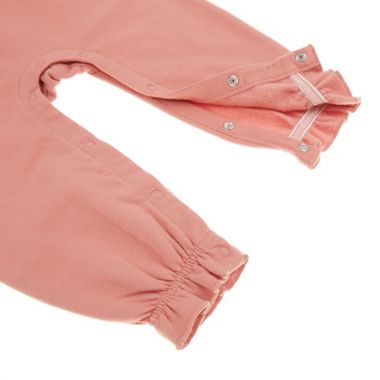 ever &amp; ever&trade; Size 12M Ruffle Romper in Desert Sand. View a larger version of this product image.