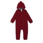 Alternate image 0 for ever &amp; ever&trade; Size 6M Hooded Waffle One-Piece Coverall in Cabernet