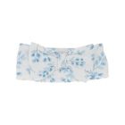 Alternate image 1 for ever &amp; ever&trade; Newborn 2-Piece Ruffle Footie and Headband Set in Blue Floral