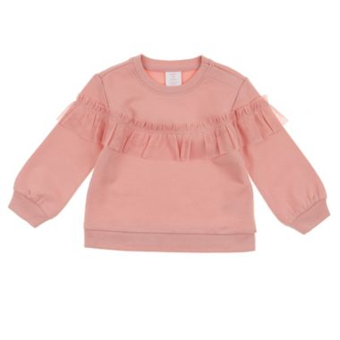 ever &amp; ever&trade; Ruffle Stretch Fleece Sweatshirt. View a larger version of this product image.