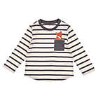 Alternate image 0 for ever &amp; ever&trade; Size 18M Striped Long Sleeve Pocket Tee in Vanilla Ice Fox