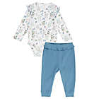 Alternate image 0 for ever &amp; ever&trade; Size 6M 2-Piece Long Sleeve Bodysuit and Pant Set in Blue Heaven