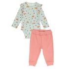 Alternate image 0 for ever &amp; ever&trade; Size 12M 2-Piece Long Sleeve Bodysuit and Pant Set in Strawberry Ice