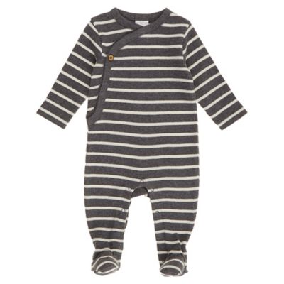 ever &amp; ever&trade; Waffle Footie in Charcoal Grey