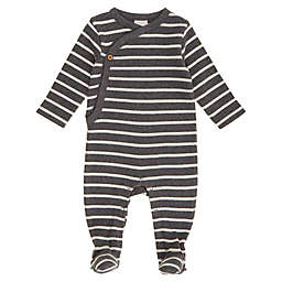 ever & ever™ Newborn Waffle Footie in Charcoal Grey