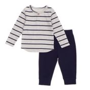 ever &amp; ever&trade; 2-Piece Henley Top and Jogger Set