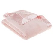 ever &amp; ever&trade; Fleece Blanket with Satin Trim
