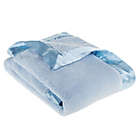 Alternate image 0 for ever &amp; ever&trade; Fleece Blanket with Satin Trim in Blue Mist
