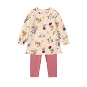 ever &amp; ever&trade; 2-Piece Long Sleeve Dress and Legging Set in Rosewater Wildflower