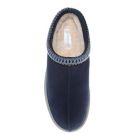 Alternate image 1 for Nestwell&trade; Men's X-Large Suede Fur Memory Foam Slippers in Navy