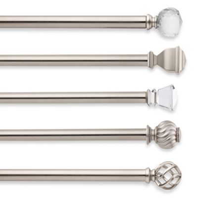 Cambria&reg; Premier Complete Decorative Window Hardware in Brushed Nickel