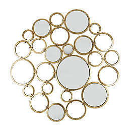 Black Box Round Disks and Mirrors Wall Art in Gold