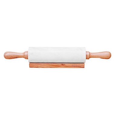 Artisanal Kitchen Supply&reg; Marble Rolling Pin with Holder. View a larger version of this product image.