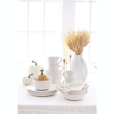 Bee &amp; Willow&trade; Milbrook 16-Piece Dinnerware Set in White. View a larger version of this product image.