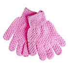 Alternate image 1 for StyleWurks&trade; Exfoliating Gloves in Pink