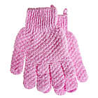 Alternate image 2 for StyleWurks&trade; Exfoliating Gloves in Pink