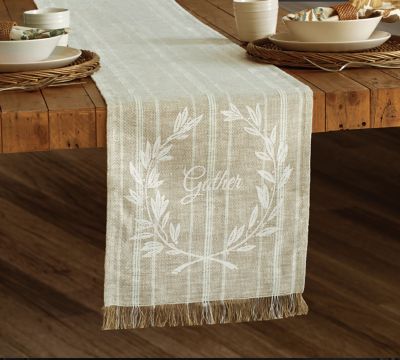 natural table runner