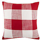 Alternate image 0 for Bee &amp; Willow&trade; Buffalo Plaid Square Throw Pillow in Red