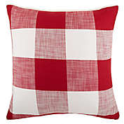 Bee &amp; Willow&trade; Buffalo Plaid Square Throw Pillow in Red
