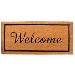 Still Game Inspired Misspelt Weclome Welcome Door Mat 60x40 Cm Coir Doormat Outdoor Indoor Floor Winter Entrance Rug Engraved Novelty Birthday Present House Warming Gift Laser Engraved By Fastcraft Uk By Fastcraft