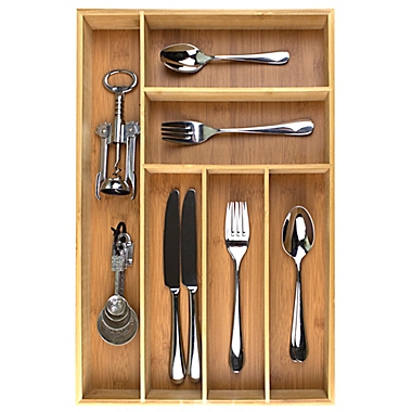 Bamboo Large Flatware Organizer. View a larger version of this product image.