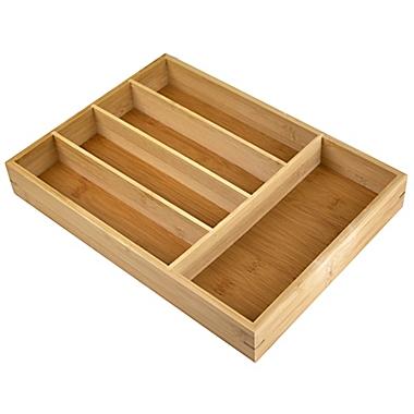 Bamboo Small Flatware Organizer. View a larger version of this product image.