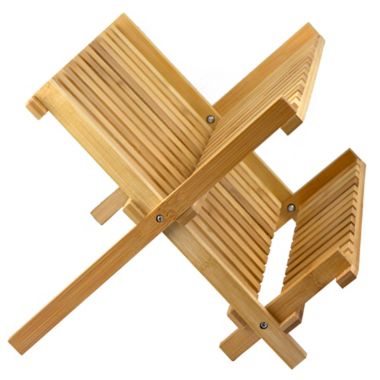 Bamboo Folding Dish Rack. View a larger version of this product image.