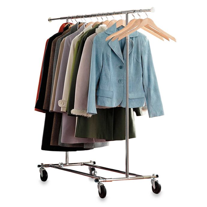 Commercial Grade Portable Folding Adjustable Garment Rack Bed Bath Beyond