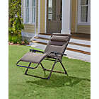 Alternate image 1 for Never Rust Aluminum Outdoor Oversized Adjustable Relaxer in Grey