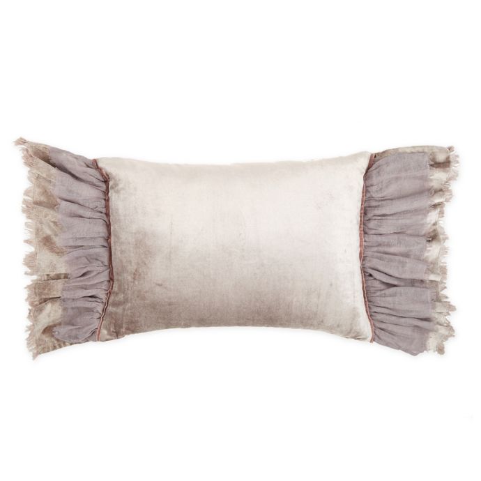 Wamsutta® Vintage Solonge Oblong Throw Pillow in Grey